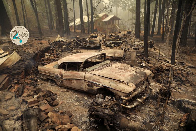 تداوم آتشسوزی در دیکسی کالیفرنیا/ تصاویر تداوم آتشسوزی در دیکسی کالیفرنیا/ تصاویر