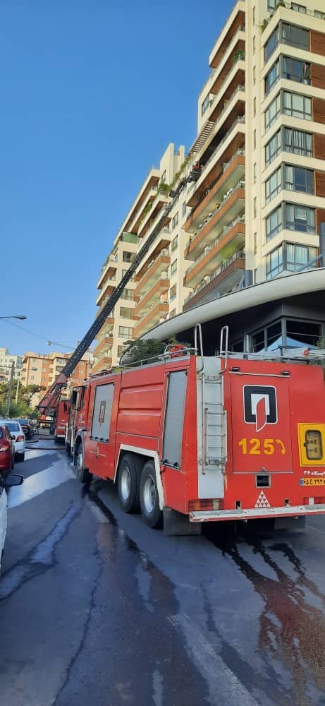 آتش سوزی در برجهای سوهانک آتش سوزی در برجهای سوهانک