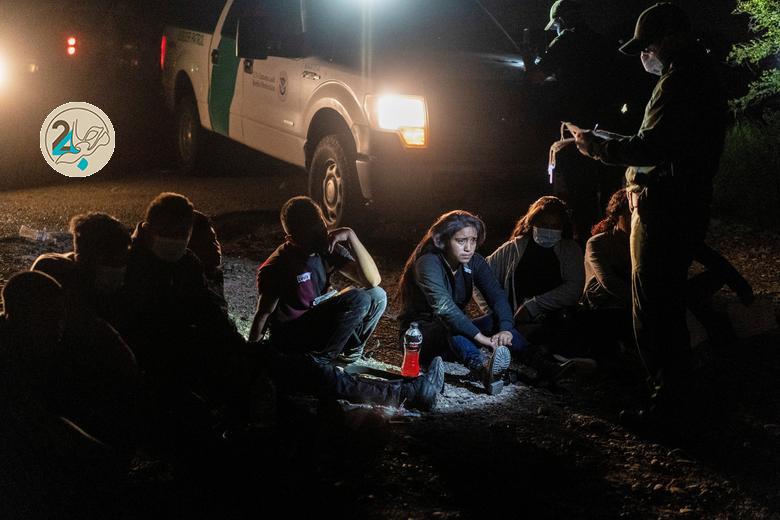 بازداشت مهاجران در ریوگراند/ تصاویر