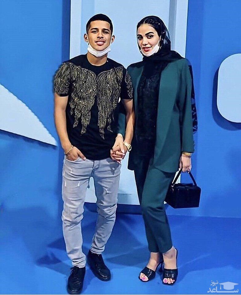 فخر فروشی همسر مهدی قائدی با برج لاکچری شان در دبی + فیلم