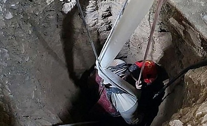 مرگ تلخ در چاه عمیق ریزش چاه