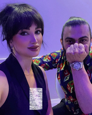 عشق بازی روناک یونسی با همسرش بعد از کشف حجاب! + عکس