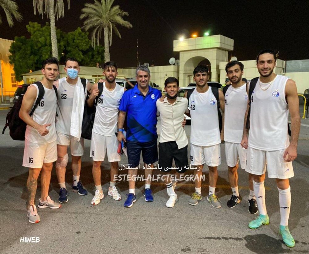 قایدی در اردوی استقلال حاضر شد + عکس