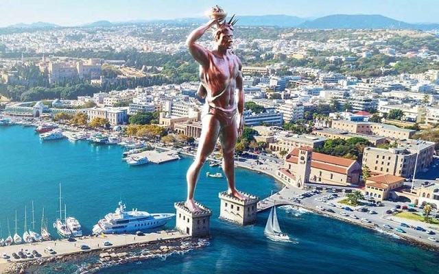 غول رودس، یونان