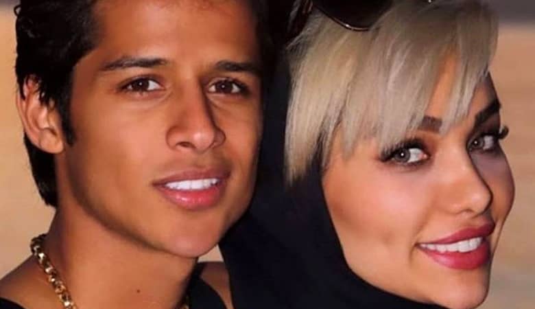 مهدی قائدی و همسرش