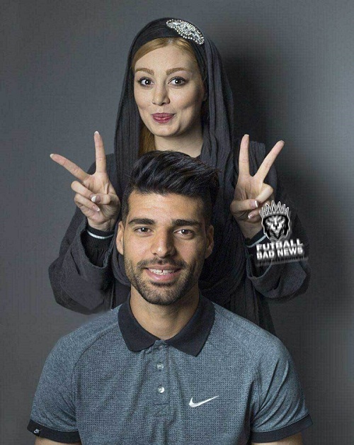   سحر قریشی و مهدی طارمی 