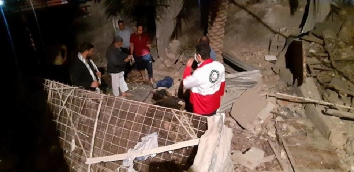 انفجار گاز در منطقه قلعه چنعان شهرستان کارون/۷ تیم امدادونجات هلالاحمر اعزام شدند انفجار گاز