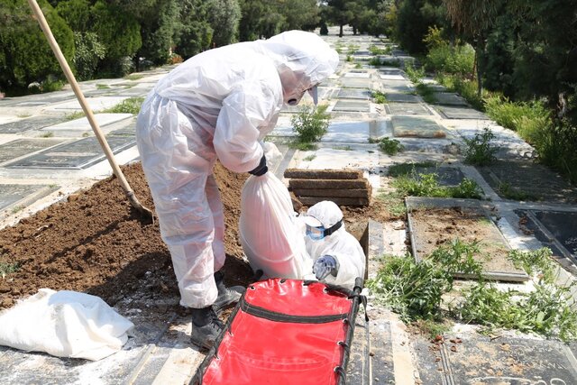 مروری بر آمارهای ۵ موج کرونا در بهشت زهرا (س) مروری بر آمارهای ۵ موج کرونا در بهشت زهرا (س)