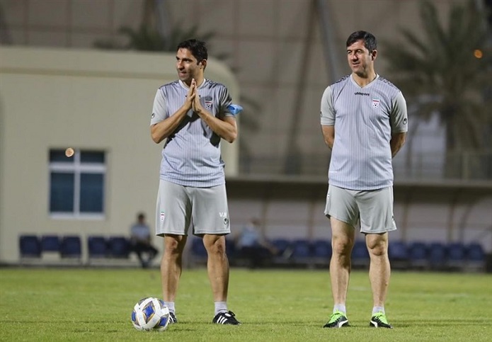 حضور باقری در تیم ملی کریم باقری