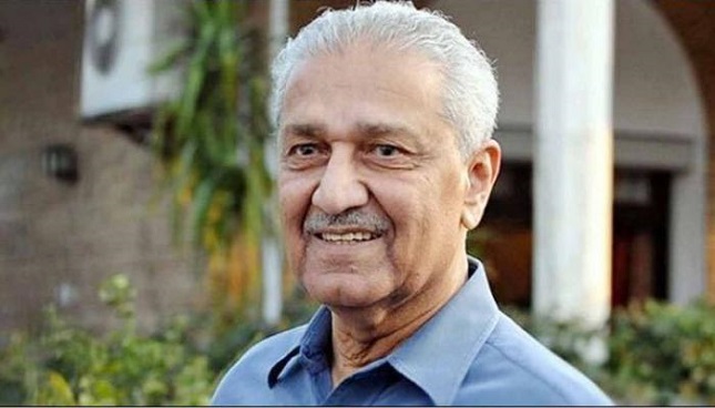 پدر بمب هستهای پاکستان درگذشت پدر بمب هستهای پاکستان درگذشت