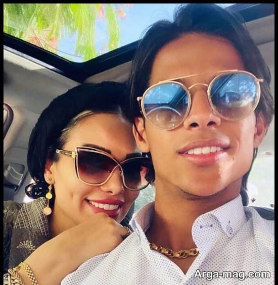 مهدی قائدی و همسرش