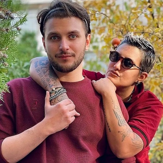 عکس کشف حجاب همسر سابق امین حیایی با تتوهای عجیب بدنش عکس کشف حجاب همسر سابق امین حیایی با تتوهای عجیب بدنش