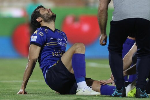 مصدومیت عارف غلامی مصدومیت عارف غلامی