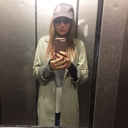 عکس مهناز افشار در آسانسور با استایلی خاص