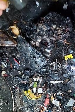 آتش سوزی در خانه