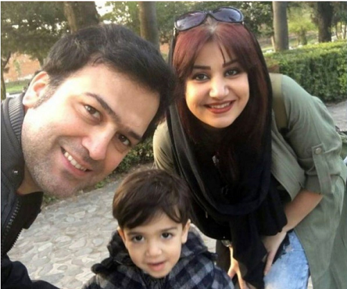 حامد آهنگی و همسر و پسرش آراد/ عکس حامد آهنگی و همسر و پسرش