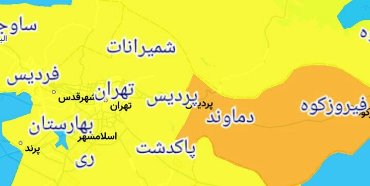 آخرین رنگبندی کرونایی شهرهای کشور/ ۱۶ شهرستان در وضعیت قرمز کرونا رنگبندی