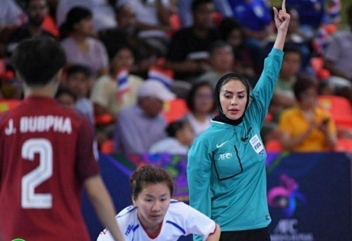 گلاره ناظمی داور فینال جام جهانی فوتسال شد گلاره ناظمی