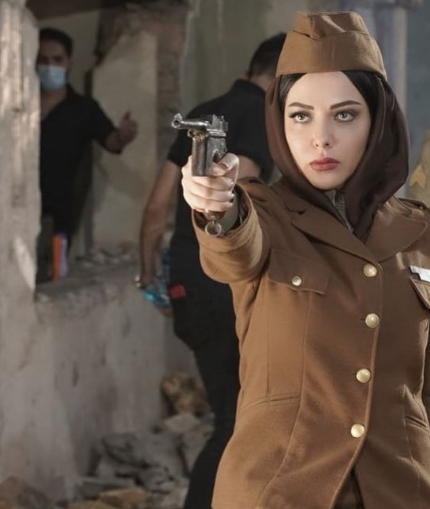 لیلا اوتادی نظامی شد/ عکس