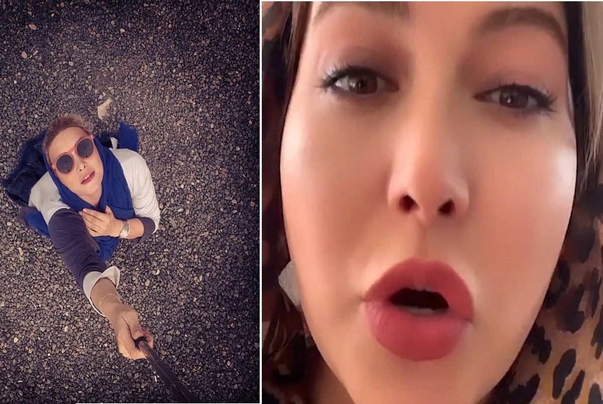 عکس سلفی فریبا نادری عکس سلفی فریبا نادری