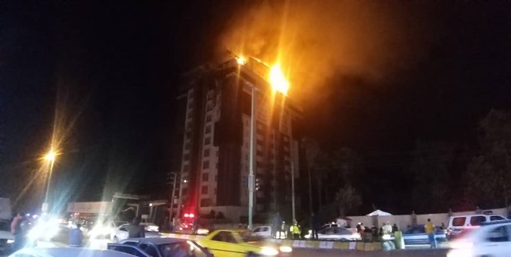 علت آتش سوزی برج رامیلا چالوس مشخص شد+فیلمهای اختصاصی علت آتش سوزی برج رامیلا