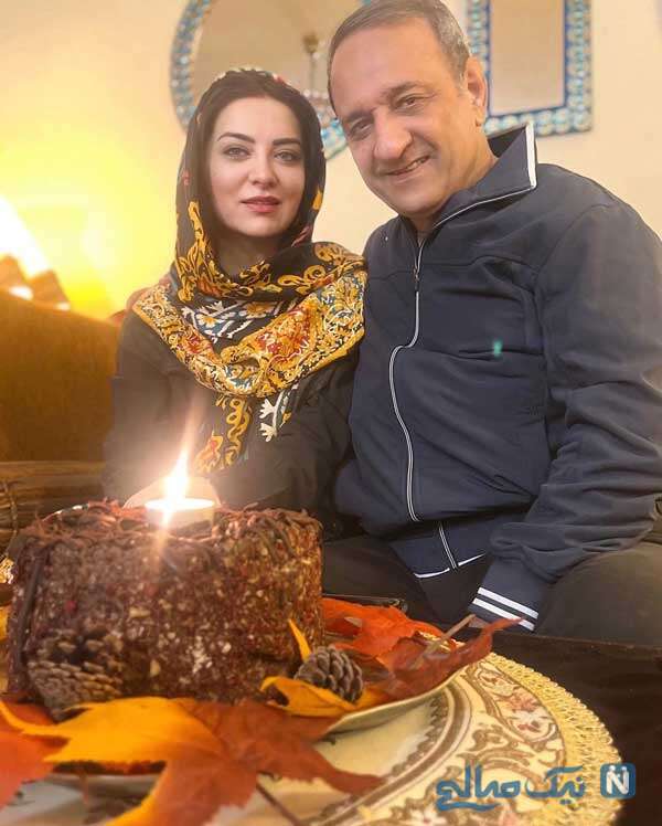 حمیرا ریاضی در جشن تولد علی اوسیوند