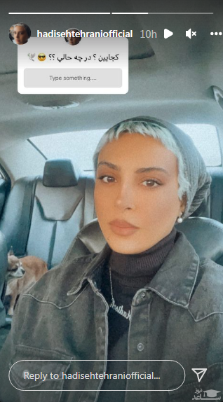 گردش حدیثه تهرانی با حیوان خانگی با مزه اش + عکس