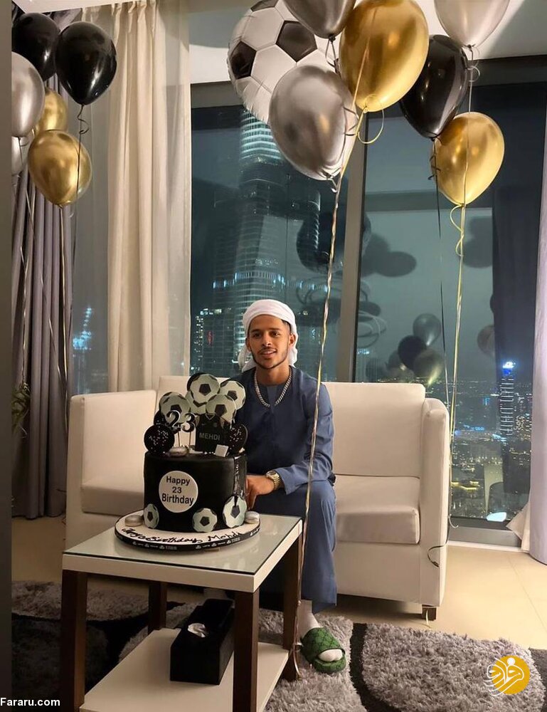 دومین جشن تولد مهدی قائدی در دوبی 