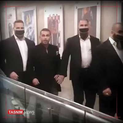 پلیس با ۳ بادیگارد یک بازیگر برخورد کرد!