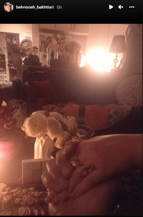 بهنوش بختیاری با همسرش بهنوش بختیاری با همسرش