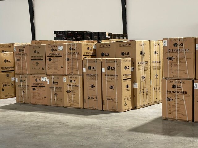 تایید ورود محموله لوازم خانگی کرهای به کیش تایید ورود محموله لوازم خانگی کرهای به کیش