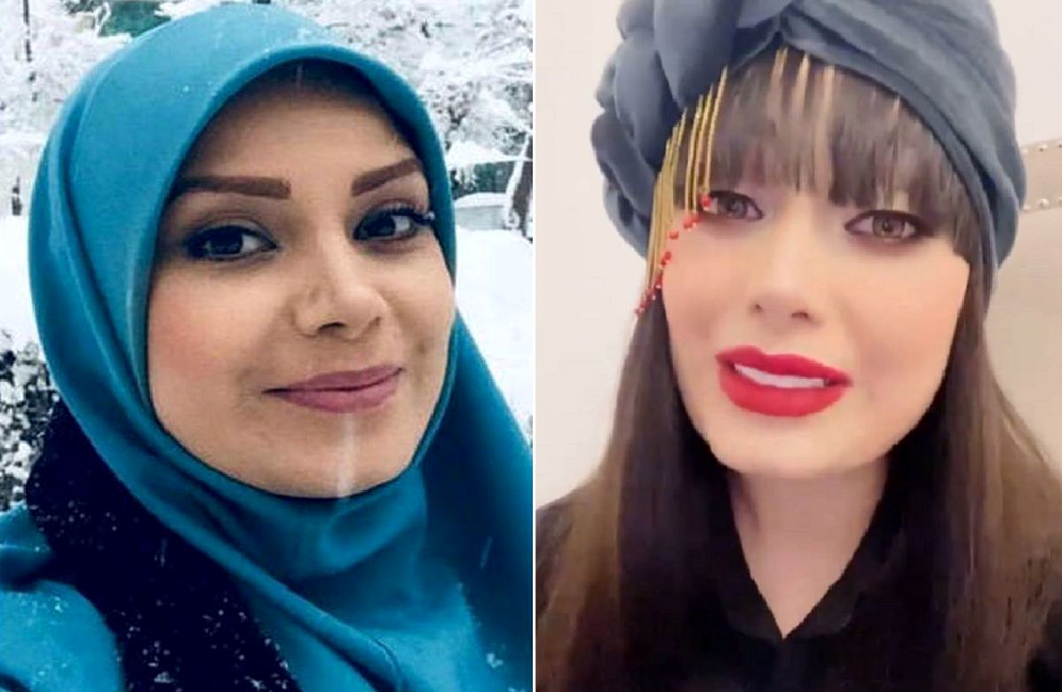 صبا راد و همسرش 