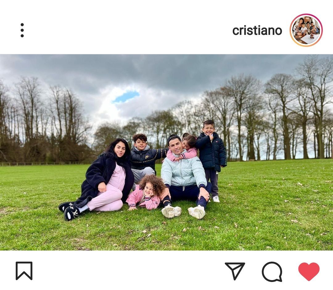 رونالدو و خانواده اش رونالدو و خانواده اش