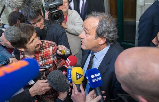 پلاتینی از اینفانتینو شکایت کرد پلاتینی از اینفانتینو شکایت کرد