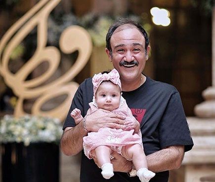 قابی زیبا از خانواده شاد مهران غفوریان + عکس