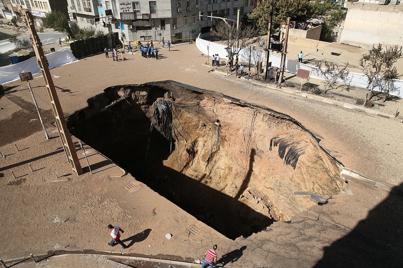 خطر فرونشست در تهران خطر فرونشست در تهران