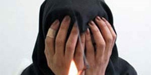 روزهای سیاه زنی با صورت سوخته زن آسیب دیده