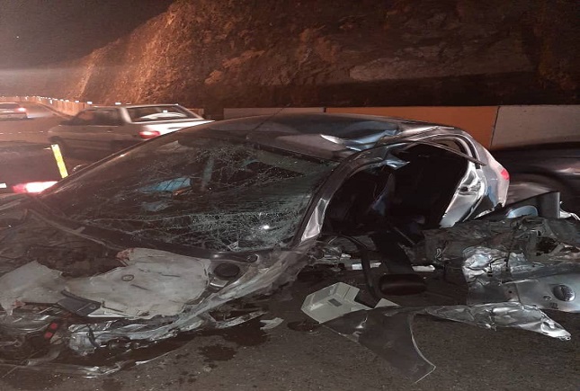 مرگ راننده  ۲۰۶ در تصادف