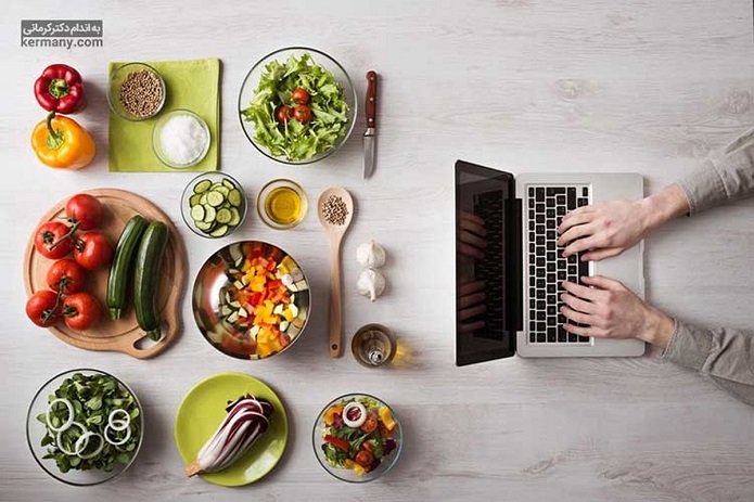 میزان قابلاعتمادبودن دستور رژیمهای غذایی مجازی رژیم غذایی