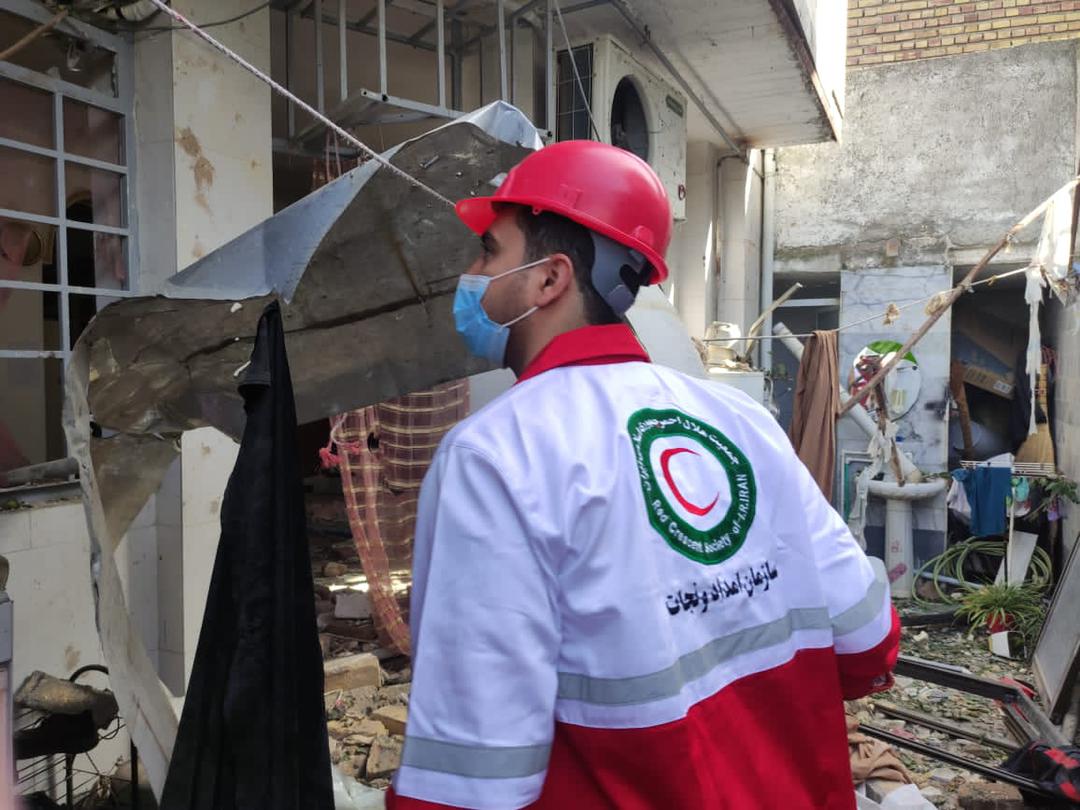 انفجار آپارتمان ۳ طبقه در مینودشت با ۴۶ حادثه دیده انفجار آپارتمان ۳ طبقه