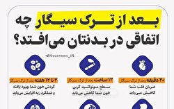 اتفاقات عجیبی که بعداز ترک سیگار در بدنتان می‌افتد / اینفوگرافیک