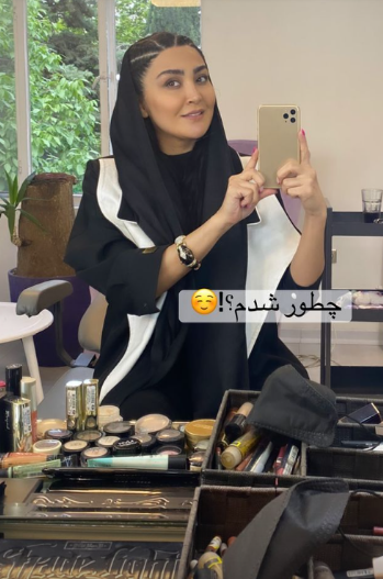 استایل مریم معصومی با بافت موی مدرن و زیبا + عکس