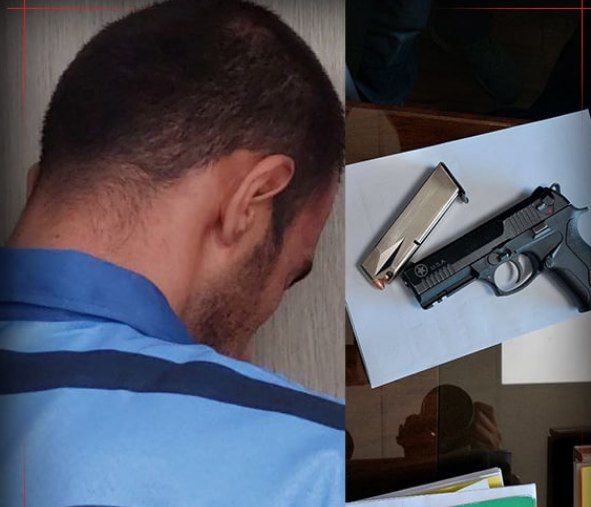 قاتل فراری عامل تیراندازی به ماموران پلیس در خیابان طالقانی/ مرد باغدار ۴ نفر را در روستا کشت عامل تصویر حمله به ماموران پلیس