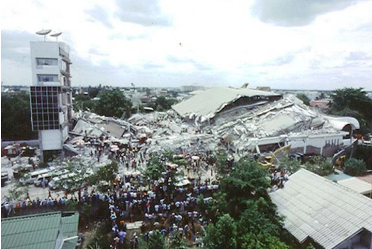 ریزش های مرگبار ساختمان در دنیا ریزش های مرگبار