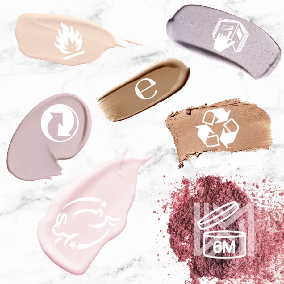 علائم روی لوازم آرایش چه معنایی دارند؟