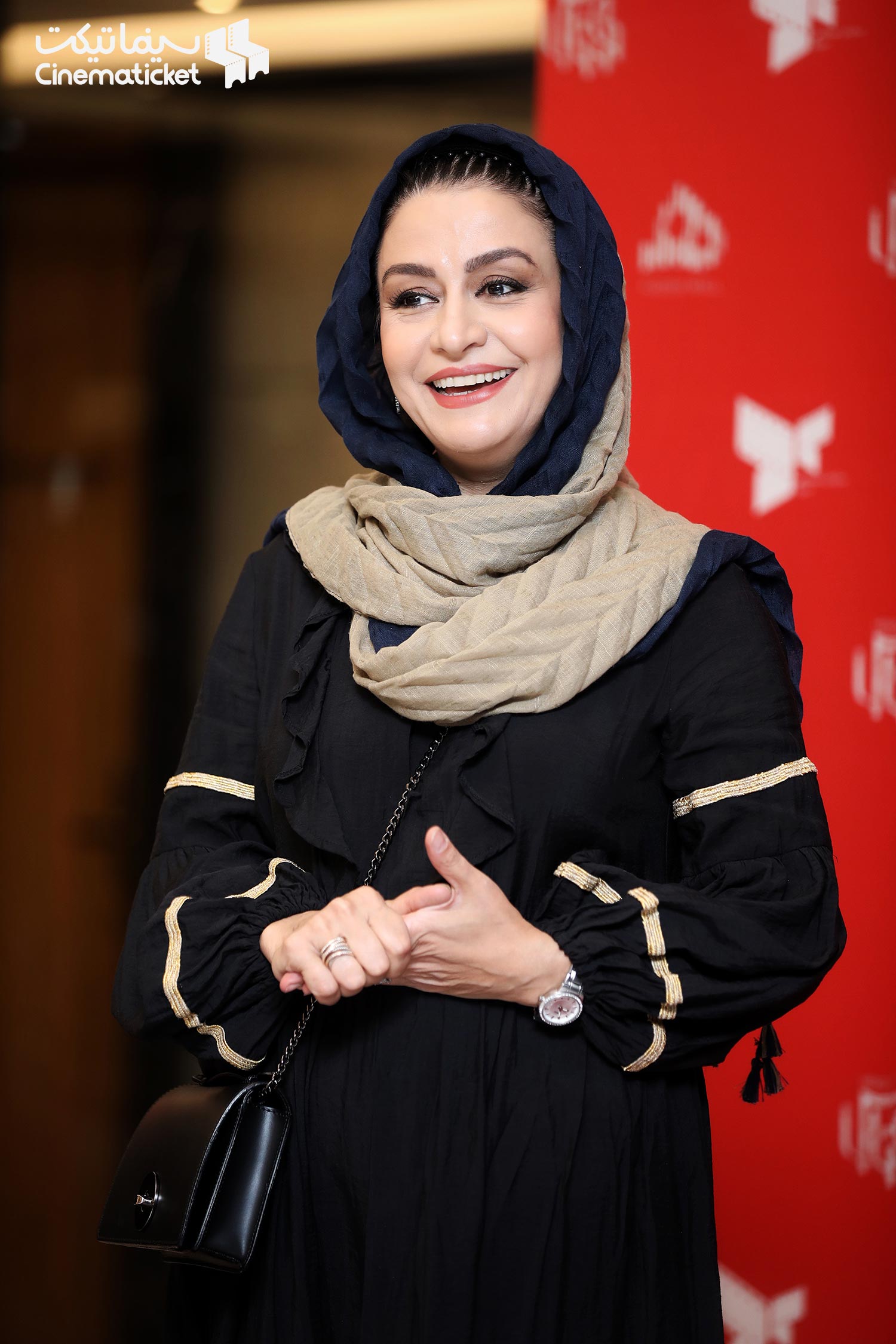 چهره میکاپ شده مریلا زارعی در اکران فیلم هناس + عکس