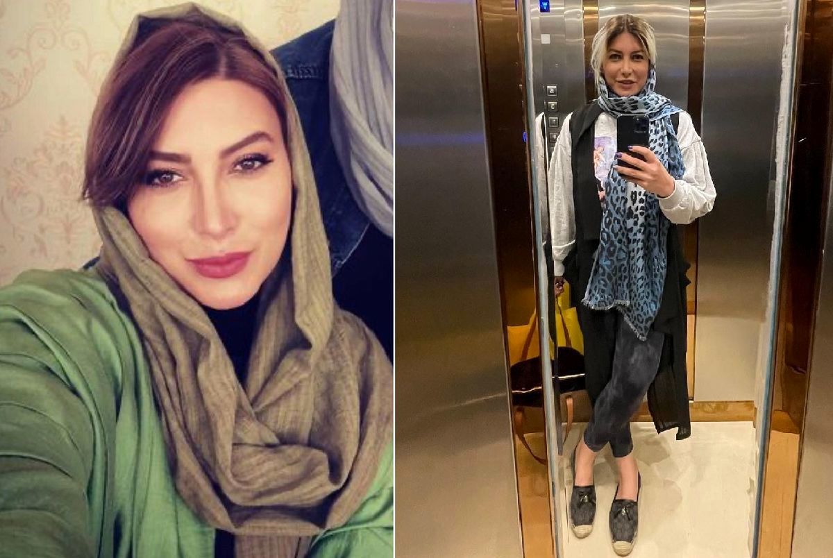 تیپ جالب فریبا نادری با شال گل گلی + عکس تیپ جالب فریبا نادری با شال گل گلی + عکس