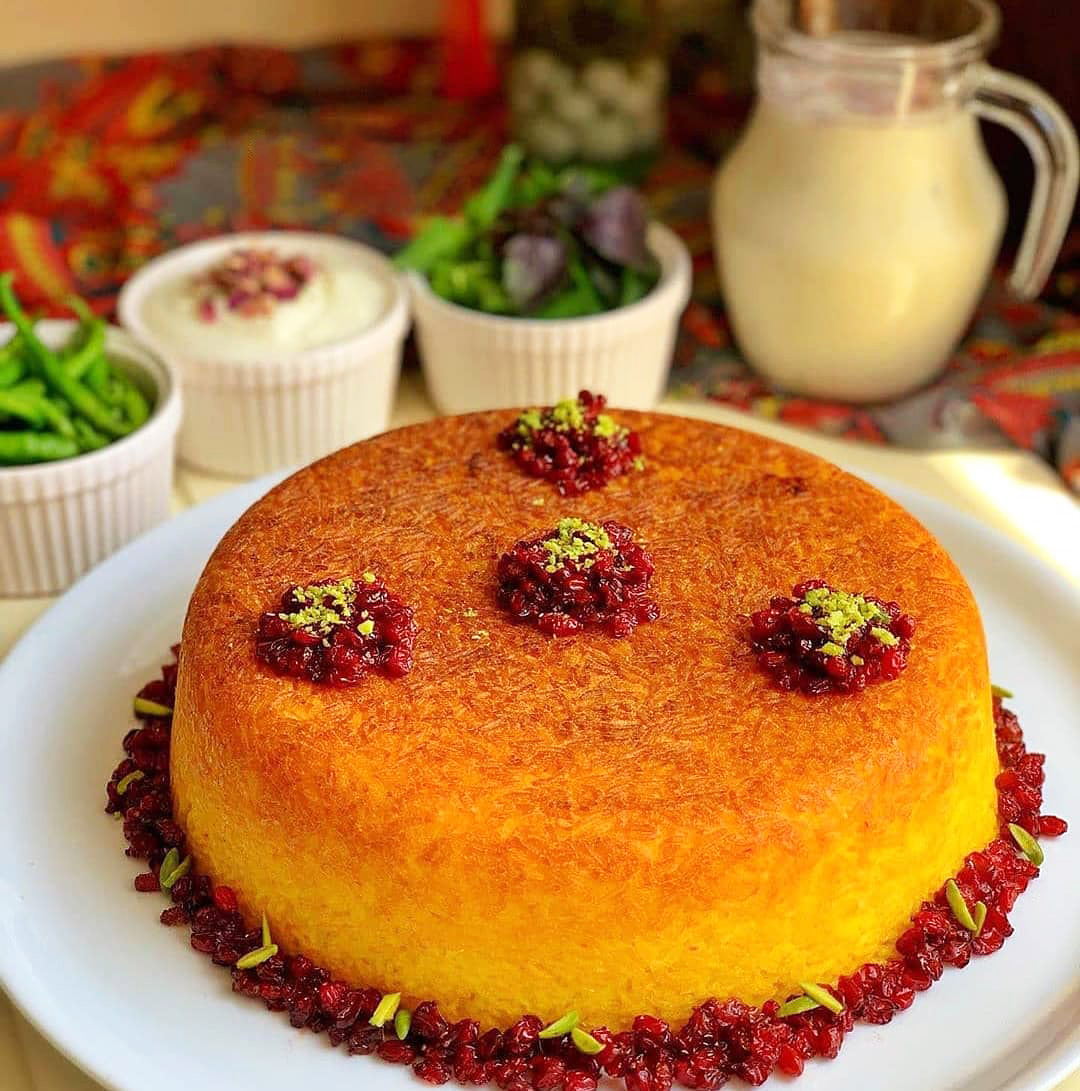 طرز تهیه ته چین گوشت و بادمجان
