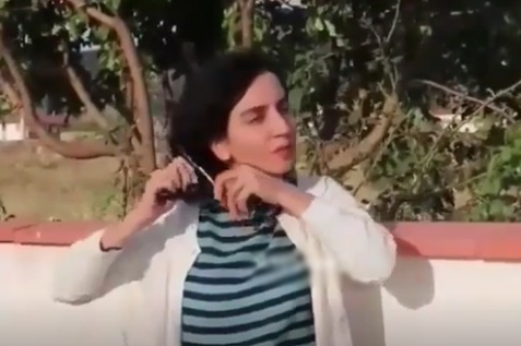کشف حجاب آبان عسکری بازیگر سریال یاغی + عکس کشف حجاب آبان عسکری بازیگر سریال یاغی + عکس