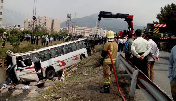 مرگبارترین تصادفات سرویس مدارس در ایران